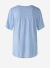 Oui V Neck Top, Light Blue