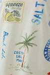 Oui Graphic Print Vest, White