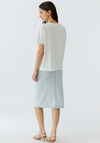 Oui Oversized with Lemon Print T-Shirt, White