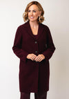 OUI Mayson Boiled Wool Jacket, Wine