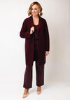 OUI Mayson Boiled Wool Jacket, Wine