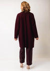 OUI Mayson Boiled Wool Jacket, Wine