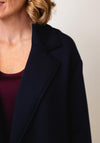 Oui Scuba Jersey Blazer, Dark Navy