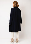 Oui Scuba Jersey Long line Blazer, Navy