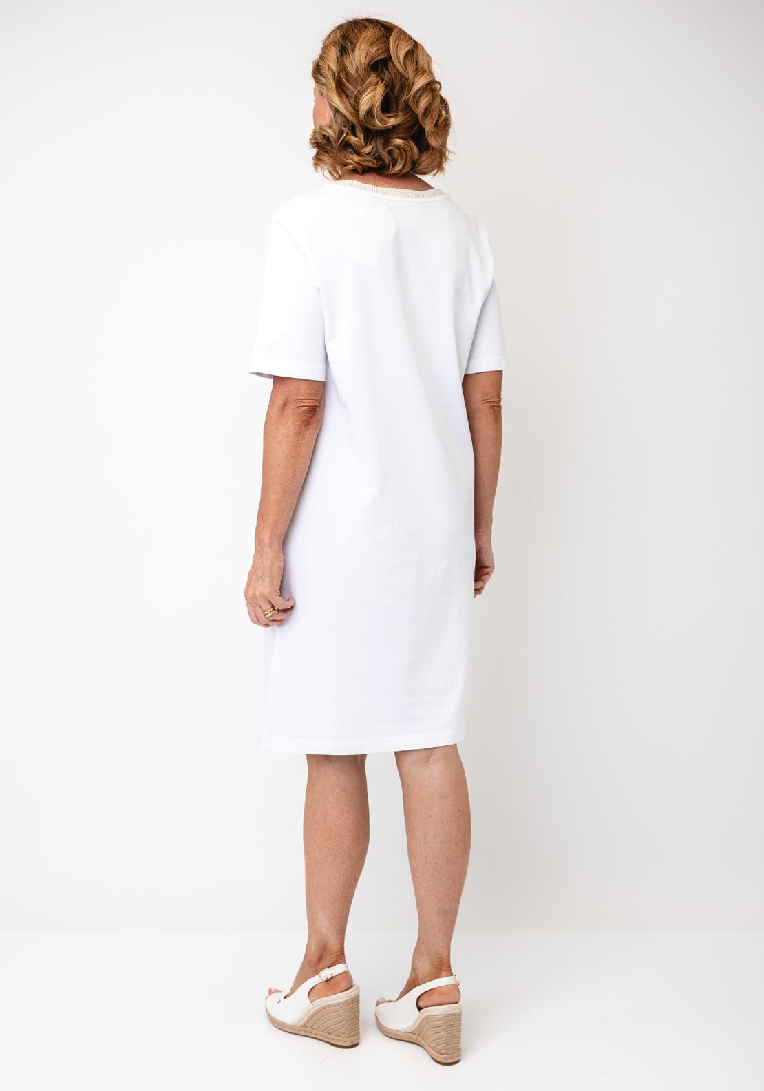 oui linen dress OUI LINEN SLEEVELESS DRESS - BROWN