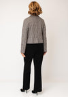 Oui Houndstooth Double Breasted Jacket, Beige Multi