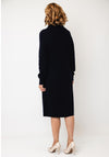 Oui Funnel Neck Jumper Dress, Navy