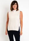 OUI Sleeveless Knit Sweater, Stone