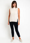 OUI Sleeveless Knit Sweater, Stone