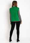 Oui Tie Side Knitted Sweater Vest, Green