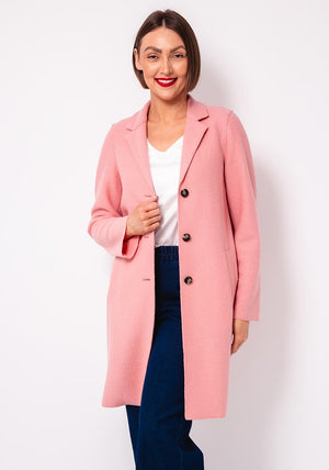 OUI Mayson Boiled Wool Jacket, Pink