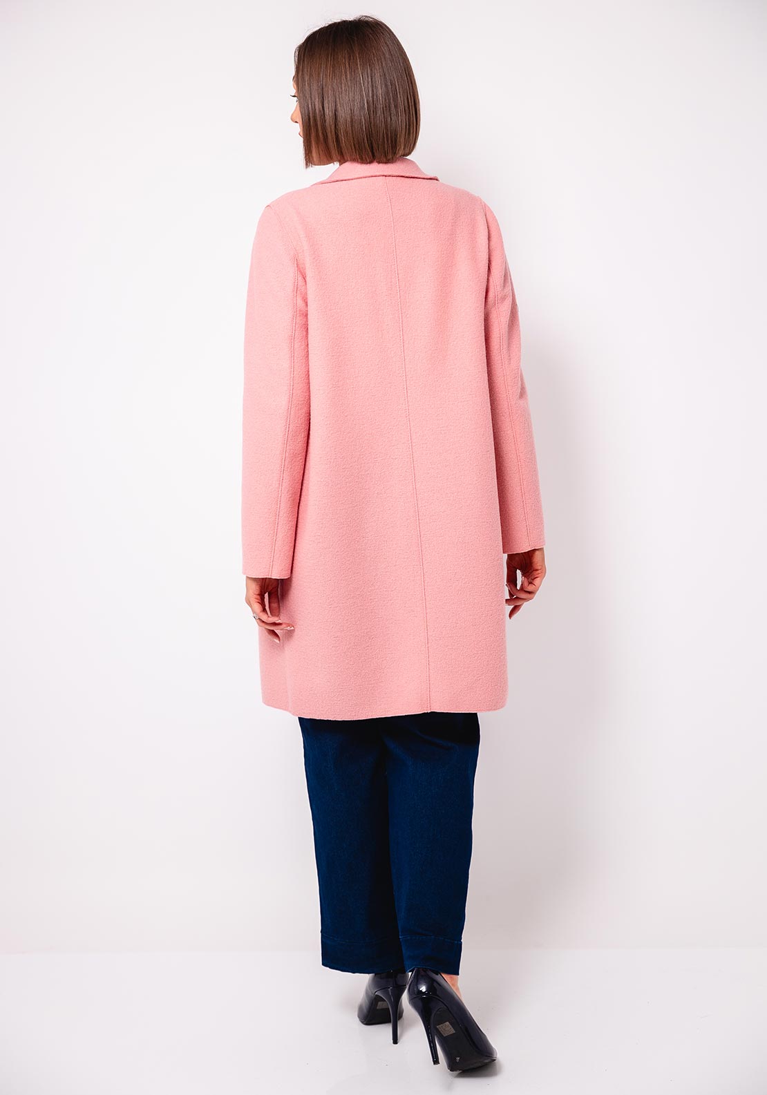 OUI Mayson Boiled Wool Jacket, Pink
