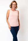 Oui Ribbed Tank Top, Pink