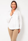 Oui Button Up Shirt, White