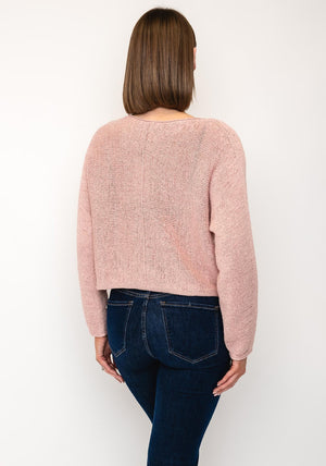 Oui Knitted Pullover, Pink