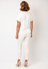 Oui Sequin Square T-Shirt, White