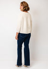 Oui Ribbed Knit Jumper, Beige