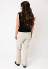 Oui V-Neck Waistcoat, Black