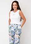 Oui Sequin Detailed Vest, White