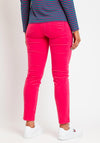 OUI Baxtor Slim Fit Corduroy Trouser, Pink