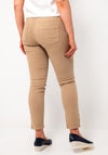Oui Baxtor Cropped Jeggings, Beige