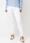 Oui Baxtor Skinny Cropped Jeggings, White