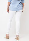 Oui Baxtor Skinny Cropped Jeggings, White