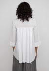 Ozai N Kú Relaxed Shirt Dress, White
