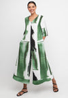 Ozai N Kú Wide Leg Abstract Print Jumpsuit, Green Multi