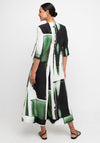 Ozai N Kú Wide Leg Abstract Print Jumpsuit, Green Multi