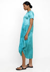Ozai N Kú Watercolour Print Dress, Blue Multi