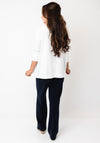 Ozai N Kú Watercolour Print Relaxed Top, White Multi