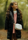 Guess Older Girl Hooded Puffer Coat, Black