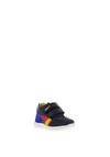Pablosky Boys Single Strap High Top Trainers, Navy