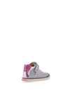 Pablosky Girls Single Strap Shimmer Star Trainers, Purple