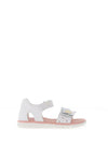Pablosky Baby Girl Floral Open Toe Sandal, White