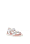 Pablosky Baby Girl Floral Open Toe Sandal, White