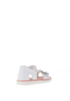 Pablosky Baby Girl Floral Open Toe Sandal, White