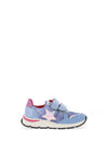 Pablosky Girls Star Dual Strap Trainers, Purple
