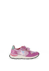 Pablosky Girls Star Dual Strap Trainers, Pink