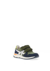 Pablosky Boys Mesh Trainers, Khaki & Navy