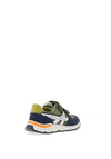 Pablosky Boys Mesh Trainers, Khaki & Navy