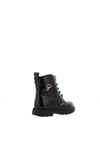 Pablosky Girls Patent Leather Boots, Black