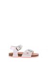Pablosky Girl 428300 Buckled Sandals, White