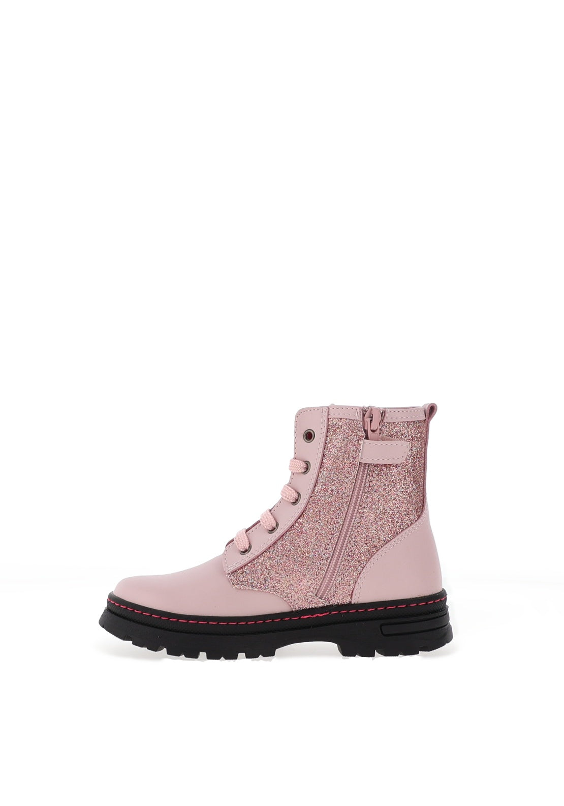 Pablosky Girls 433975 Laced Glitter Boot, Pink