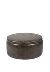 Pacific Arturo Leather Storage Box, Brown