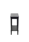 Pacific Heritage Pine Wood Console Table, Black