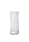 Pacific Clear Glass Optic Vase Large