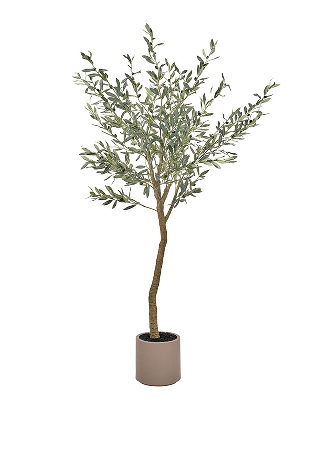 Pacific Large Faux Olive Tree in Pot, Taupe