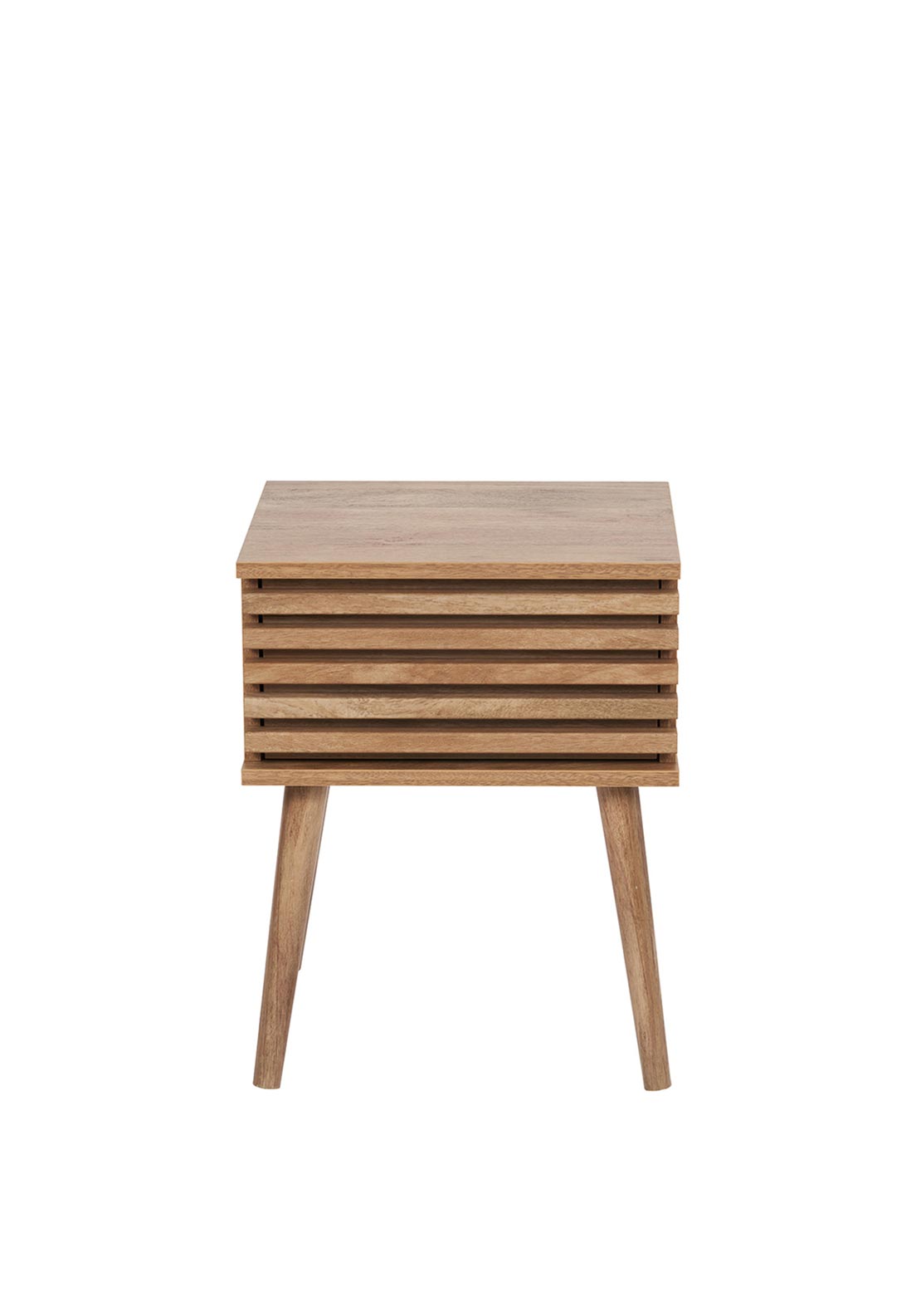 Pacific Larvik Eucalyptus Wood Bedside Table, Brown